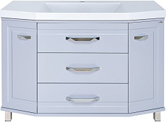 Misty Тумба с раковиной Терра 110 серая